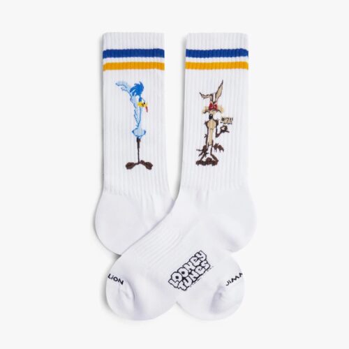 Athletic Road Runner vs Coyote Sock