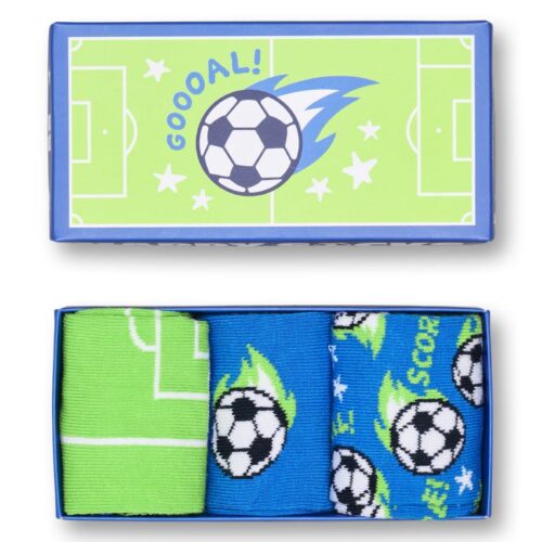 Kids 3-Pack Football Socks Gift Set