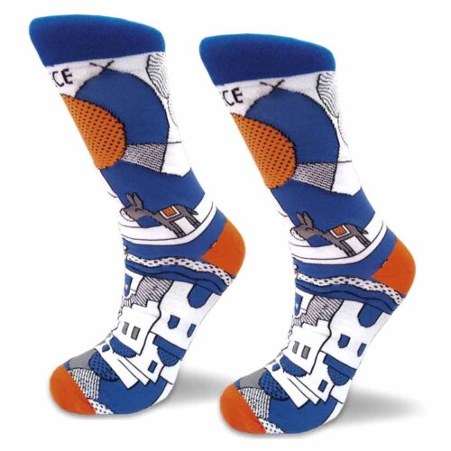 Greece Line Collage Sock