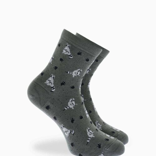 Raccon Bamboo Quarter Sock