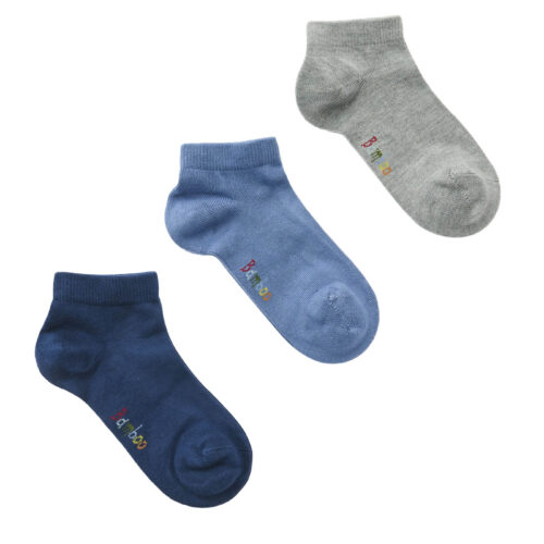 Junior 3 Pack Bamboo Low Socks