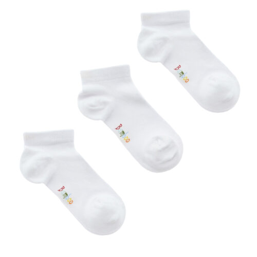 Junior 3 Pack Bamboo Low Socks