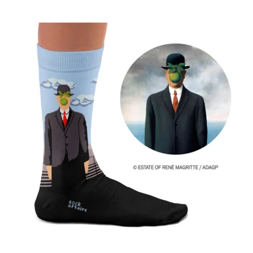 Magritte Son of Man Sock