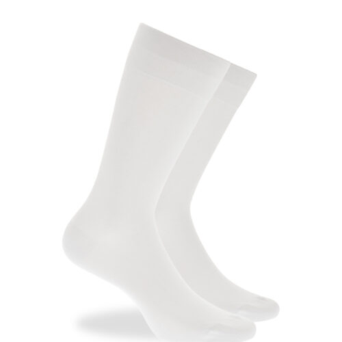 Mens Bamboo Sock White