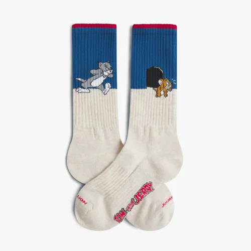 Athletic Tom and Jerry Mouse Door Sock