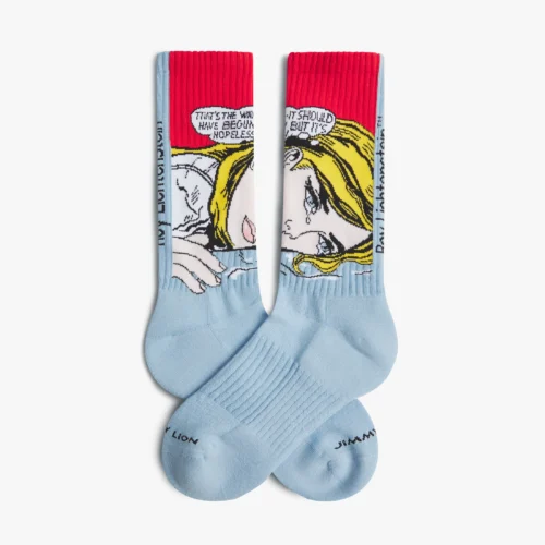 Athletic Roy Lichtenstein Hopeless Sock