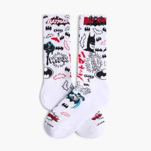 Athletic Batman Pattern Sock