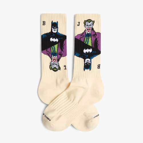 Athletic Batman vs Joker Sock