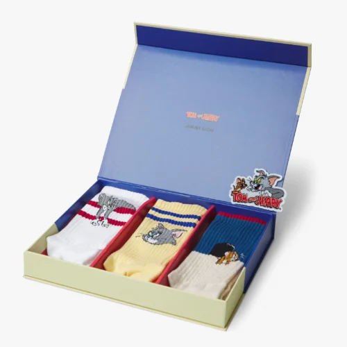Athletic Tom and Jerry Pack Socks